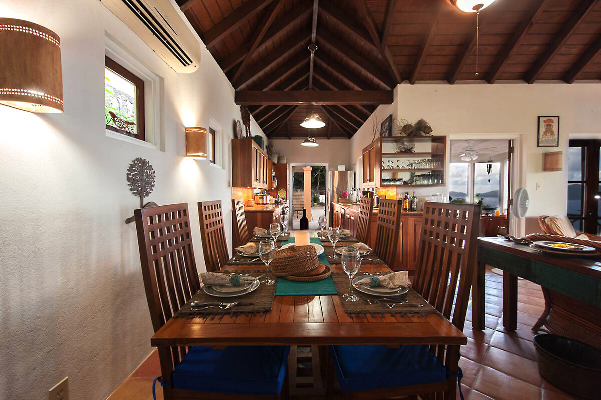 Azure Vista Villa Dining Aera & Kitchen
