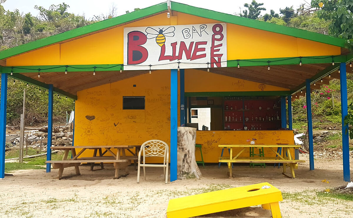 B-Line Beach Bar Little Jost Van Dyke