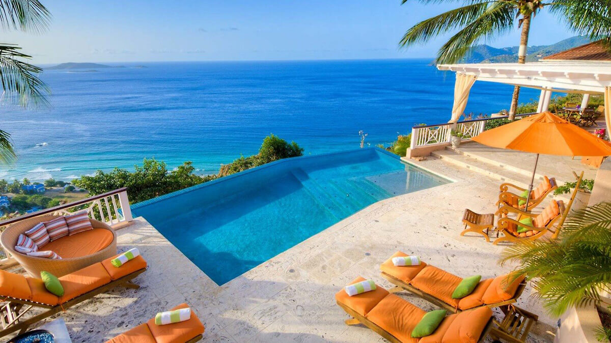 Papaya Villa above Long Bay Beach Tortola