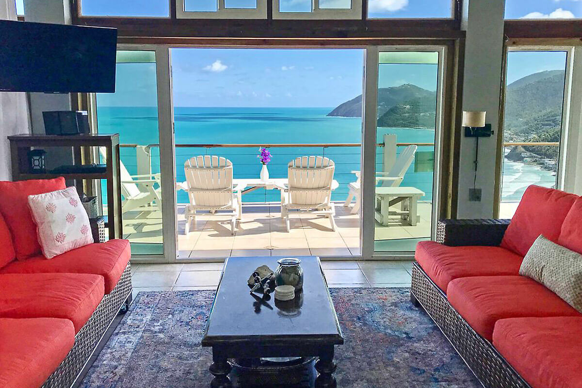 Tortola Adventure Villa Living Room