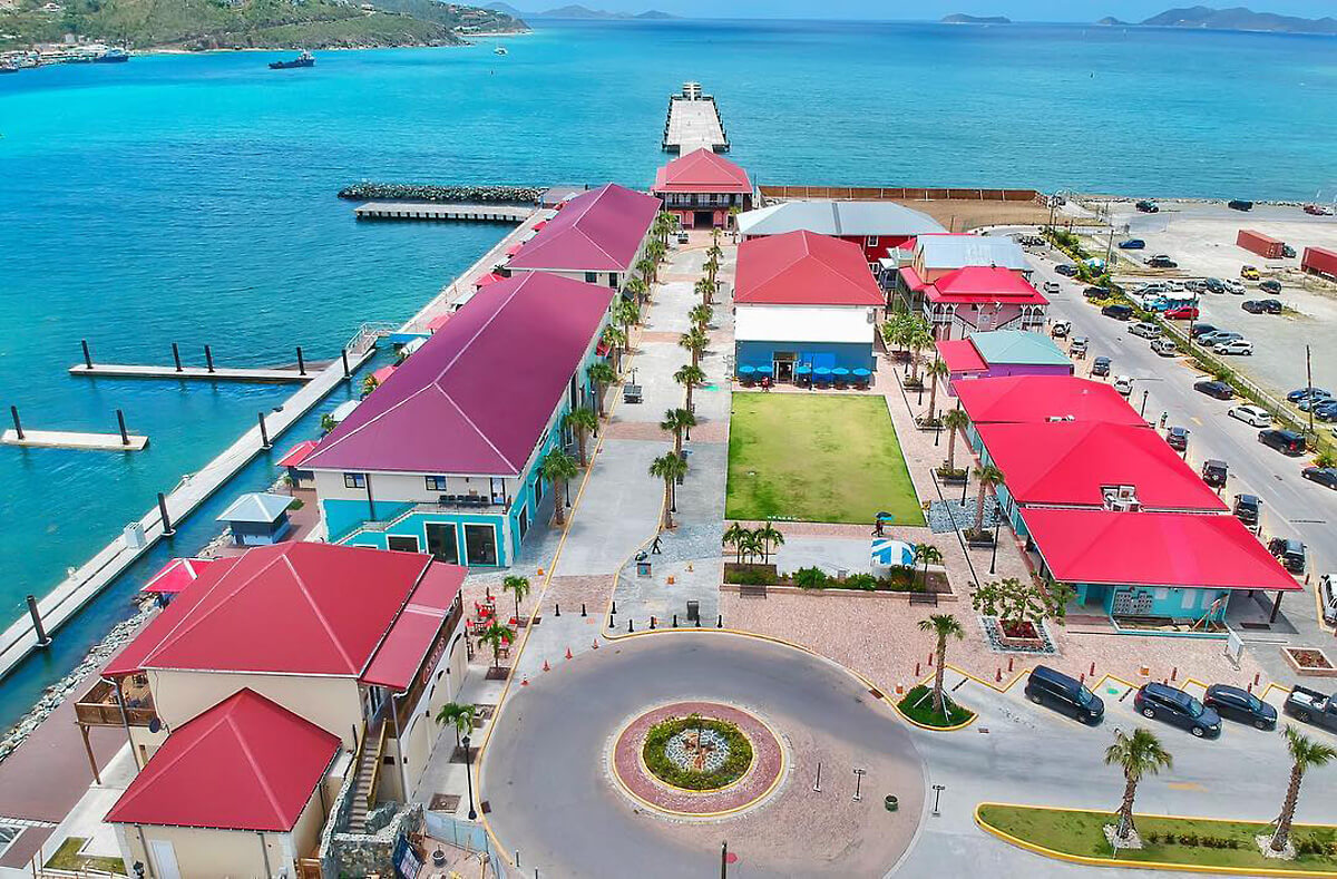 Tortola Pier Park Rebuilding Nearing Completion!