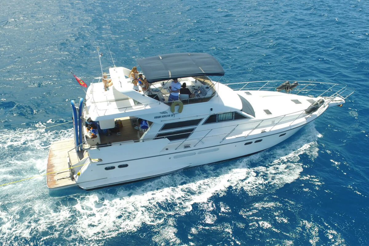Virgin Island Sailing - Virgin Motor Yachts Horizon 48