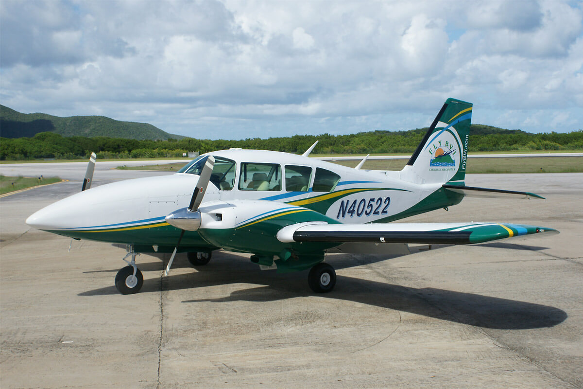 Fly BVI - Piper Aztec – 4/5 Passengers