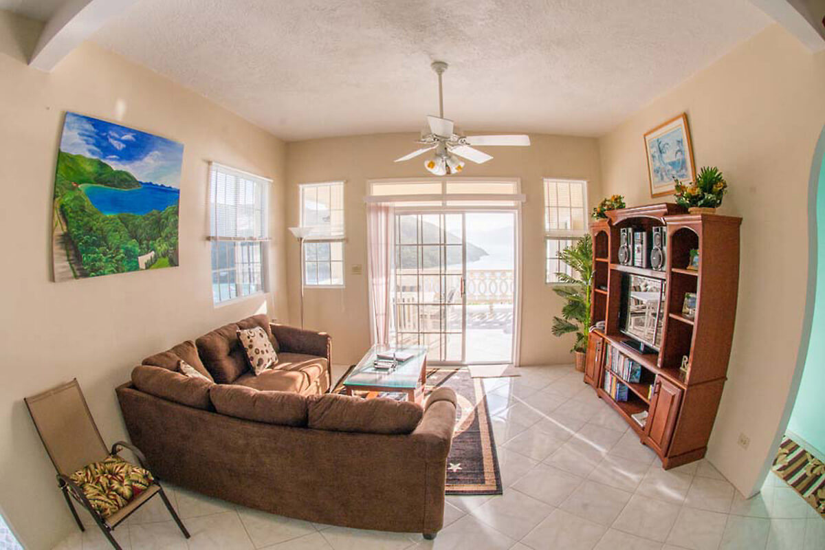 Ocean View Villa - Living Room