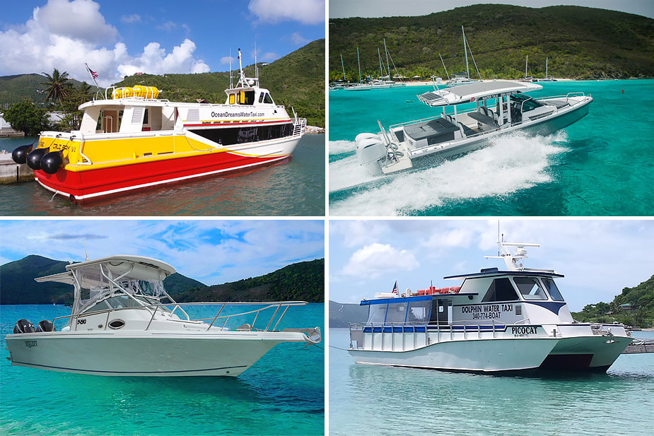 USVI to BVI Water Taxis