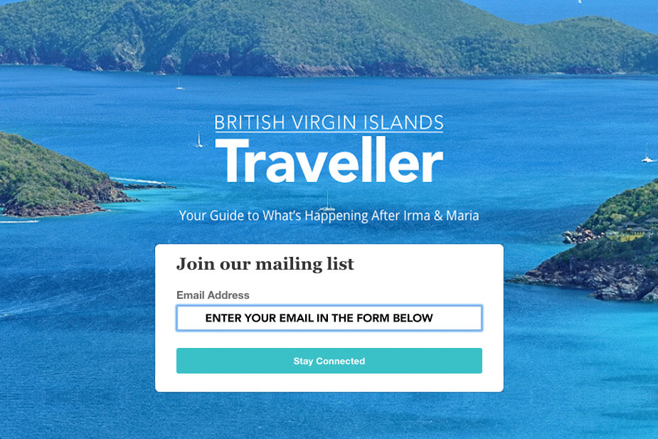 Join BVI Traveller Mailing List