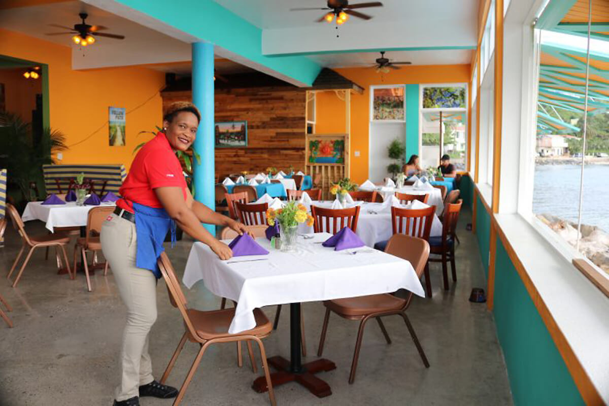 D'Coal Pot Restaurant in Carrot Bay