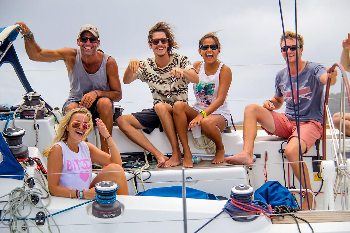 Sailing Virgins - Happy Students