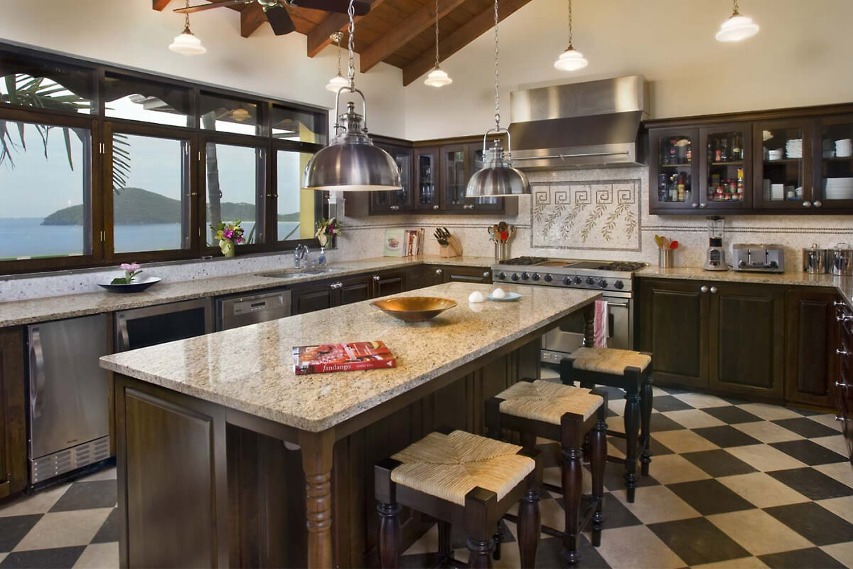 Golden Pavilion Villa Kitchen