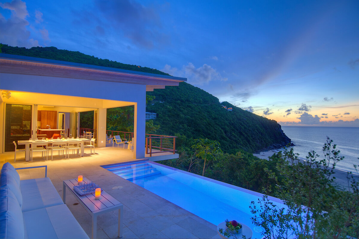 Villa Ventana at Night
