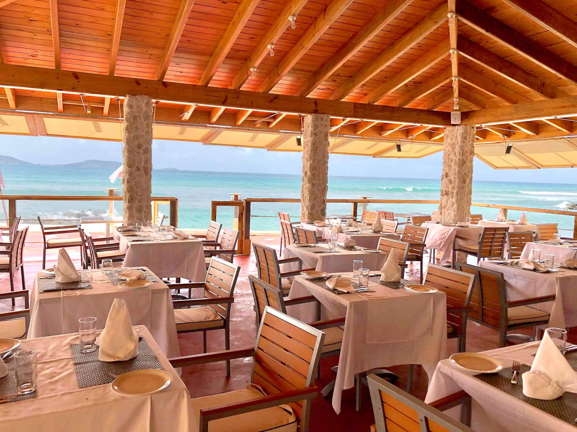 Tramonti Beach Restaurant at The Sugar Mill Hotel Tortola