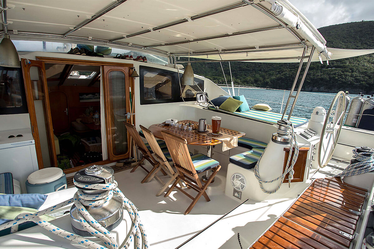 Adventure Charters BVI - Cockpit
