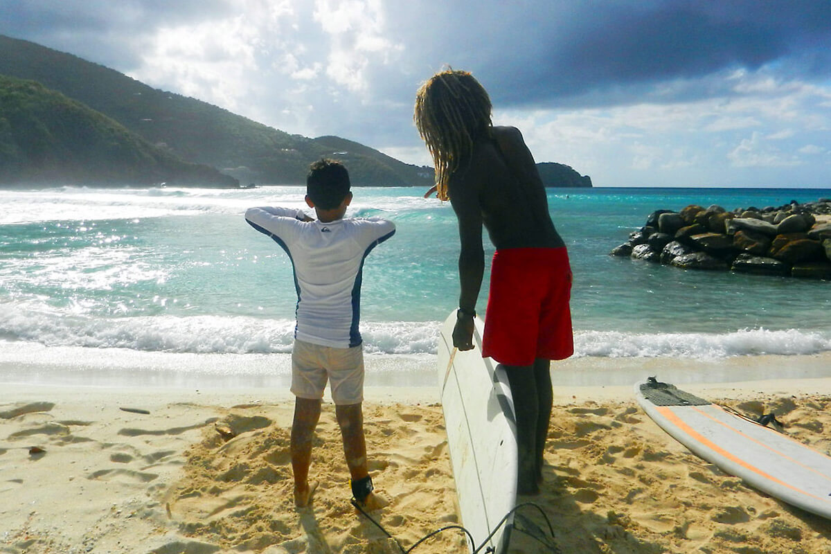 Surf School BVI - Kids Lessons