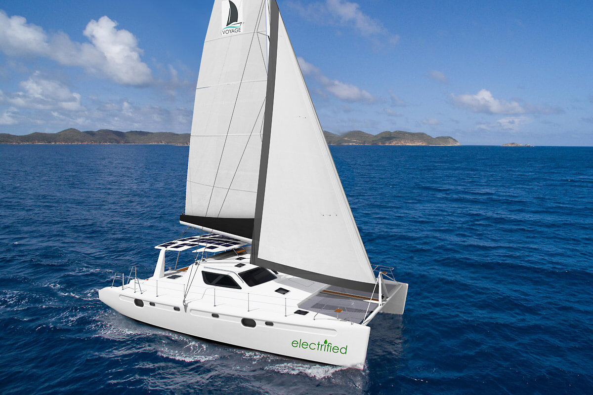 Voyage Charters - 480 Electric Catamaran