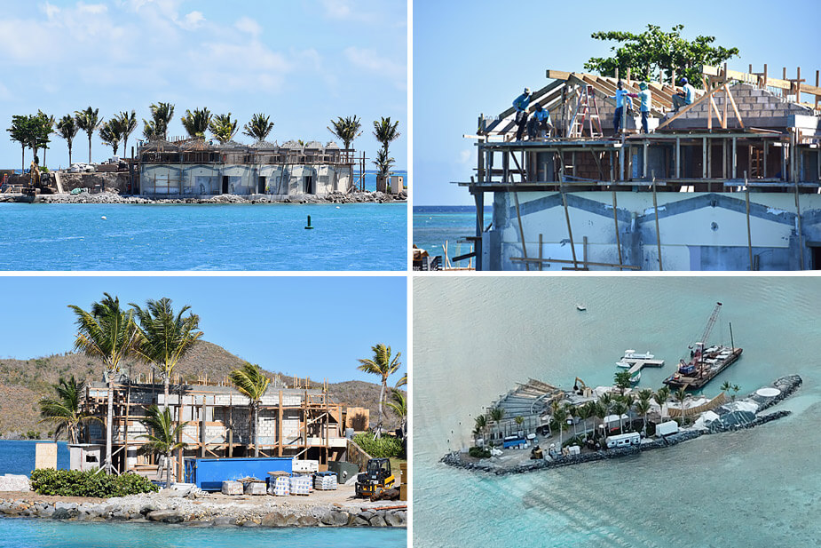 Saba Rock Resort Construction North Sound BVI
