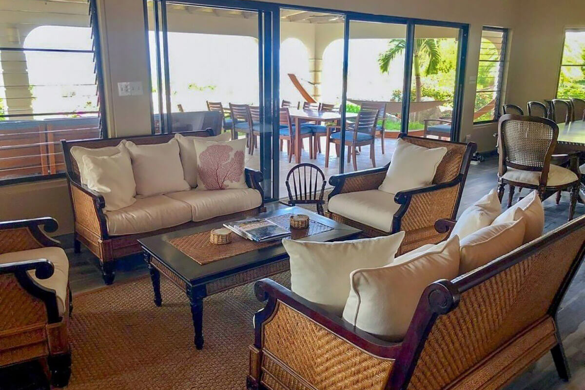 Sandcastle Villa Living and Dining Areas