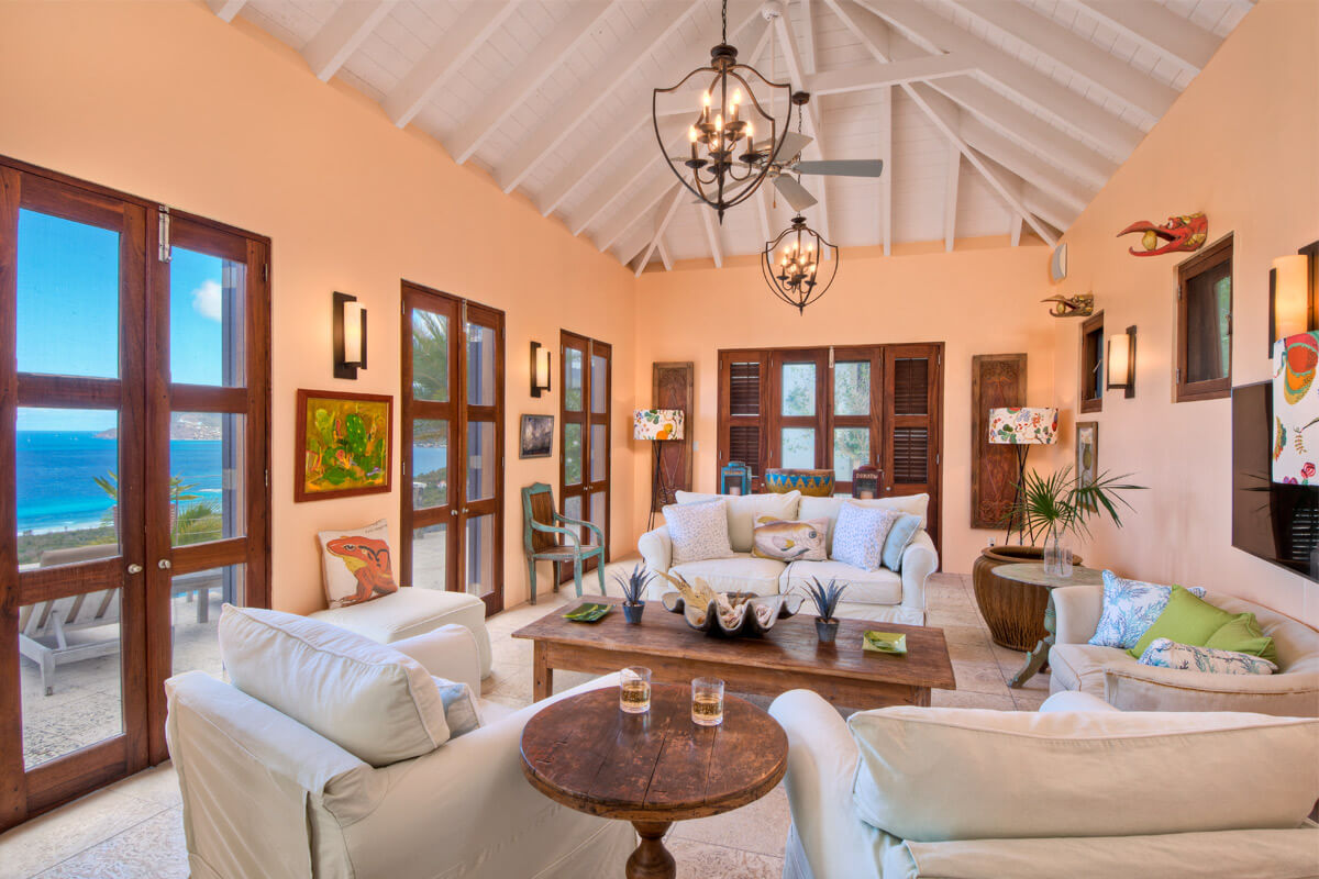 Cohoba House Villa Living Room
