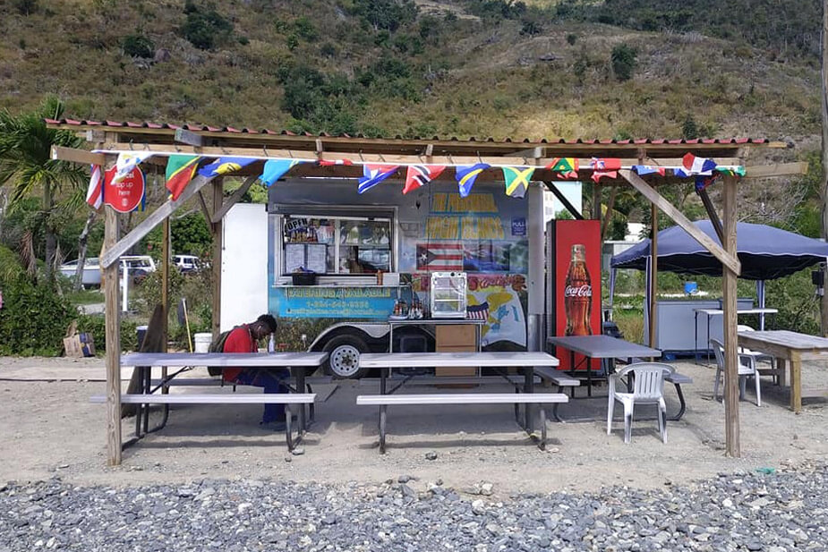 Pinky's Delights Food Van Great Harbour Jost Van Dyke