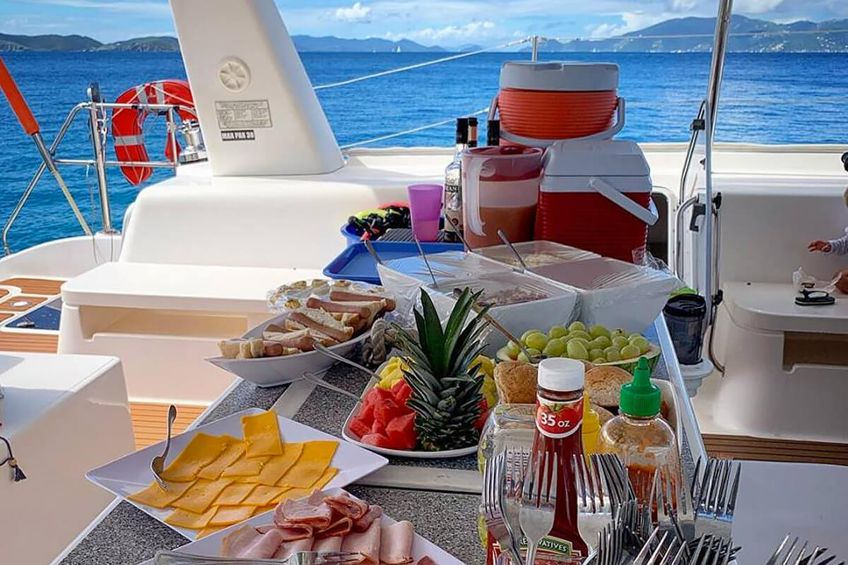 Aristocat Charters - Delicious Meals