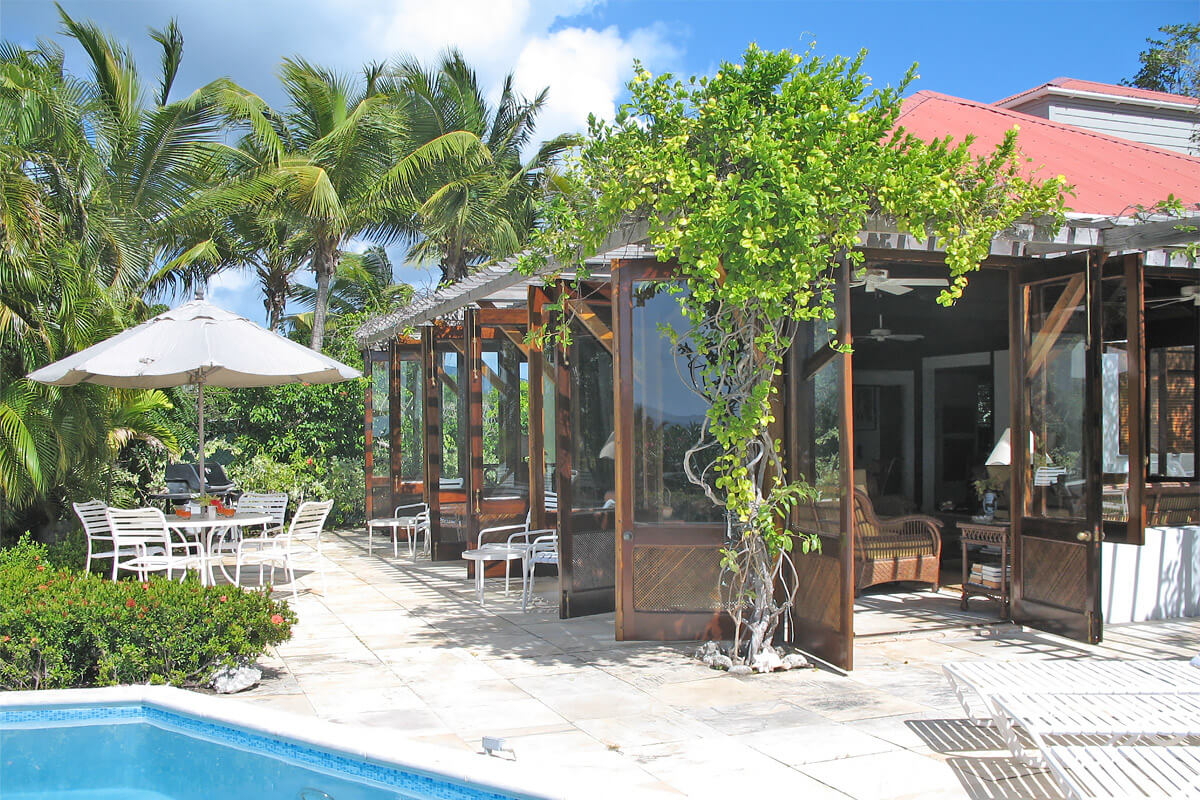 Island Time Villa Deck