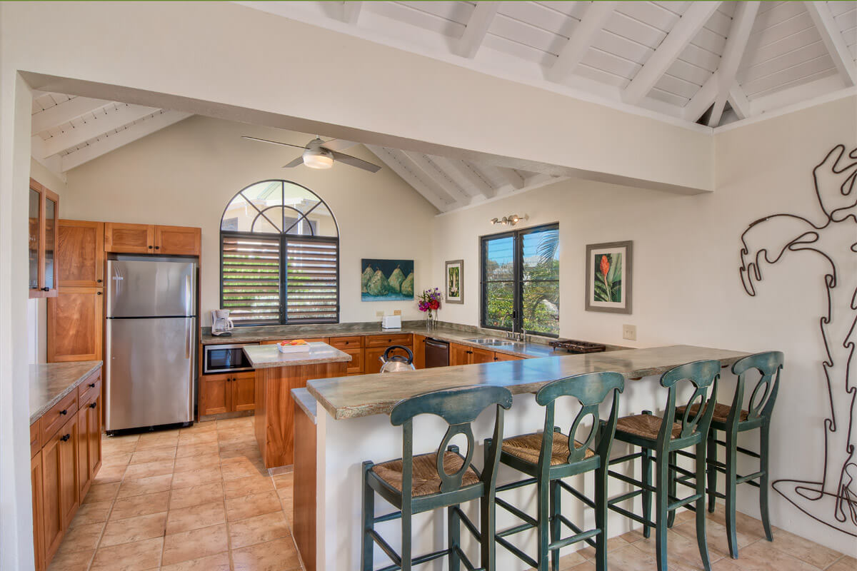 La Cachette Villa Kitchen