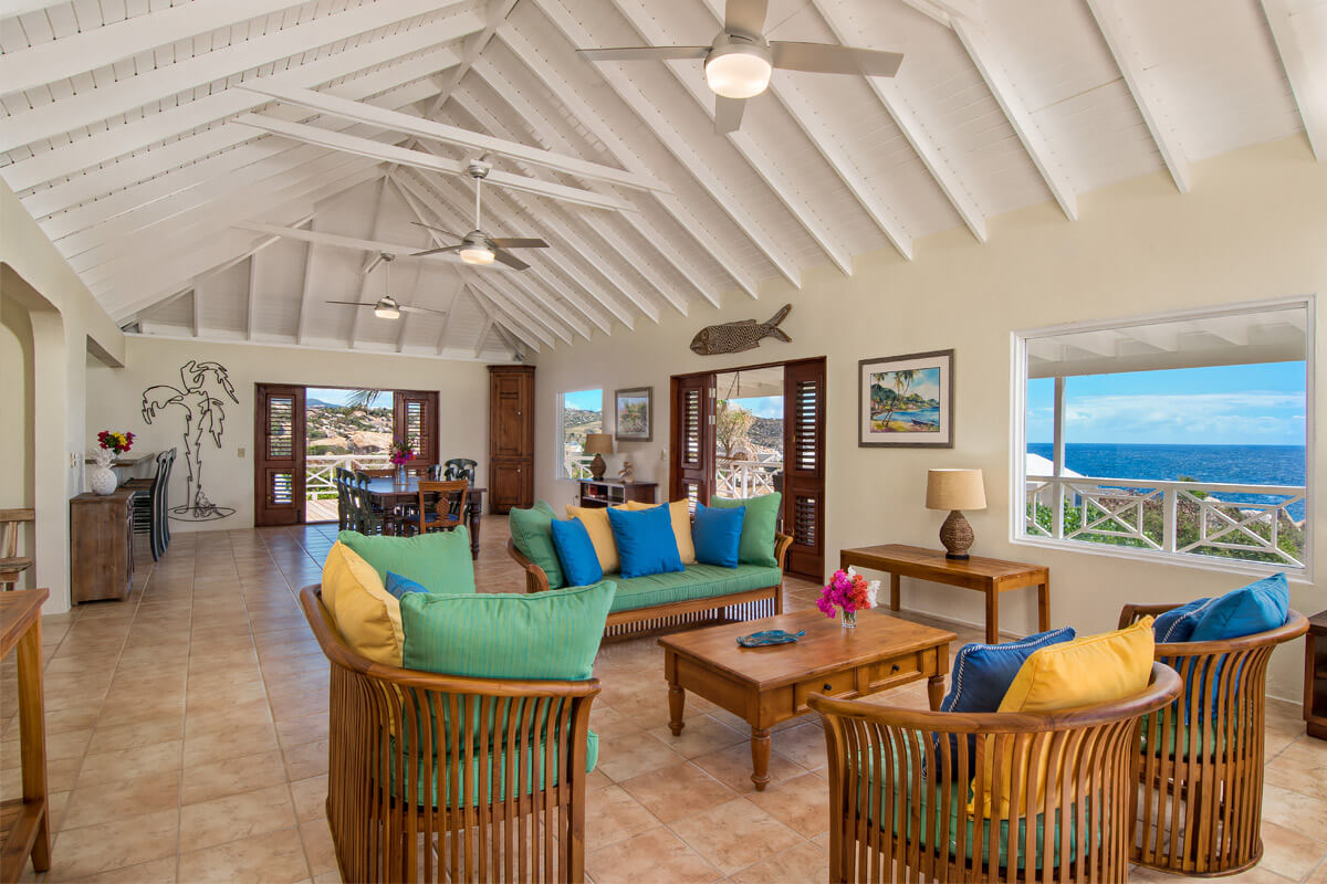 La Cachette Villa Living Room