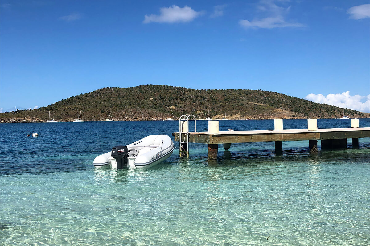 Hideaway Villa Dock at Sandy Ground Estates
