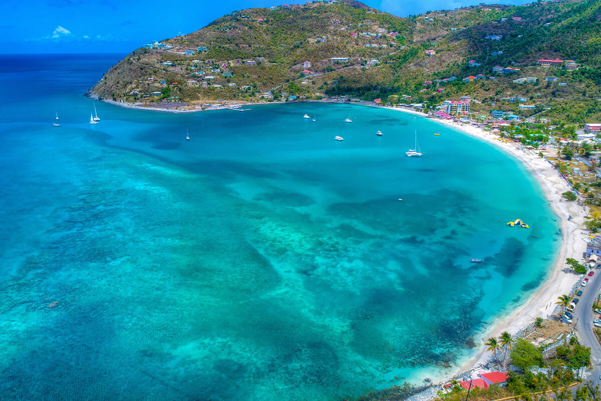 Cane Garden Bay Beach House View